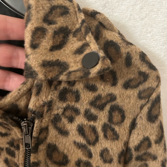 Leopard print motorcycle jacket. Umgee Size S. - Picture 7 of 7
